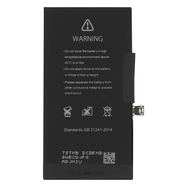 Batteri Decode Flex Version til iPhone 12 og 12 Pro 2815mAh Sort - AVIZAR - BAT-DEC-IP12 - Lithium Ion - 3,7 V Svart