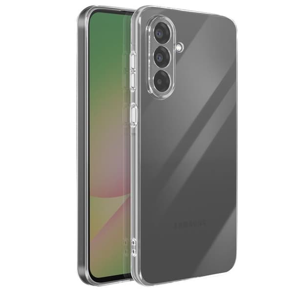 Coque - Samsung - Galaxy A56 - Transparent Silikone - Stødabsorberende - Fleksibel Vit