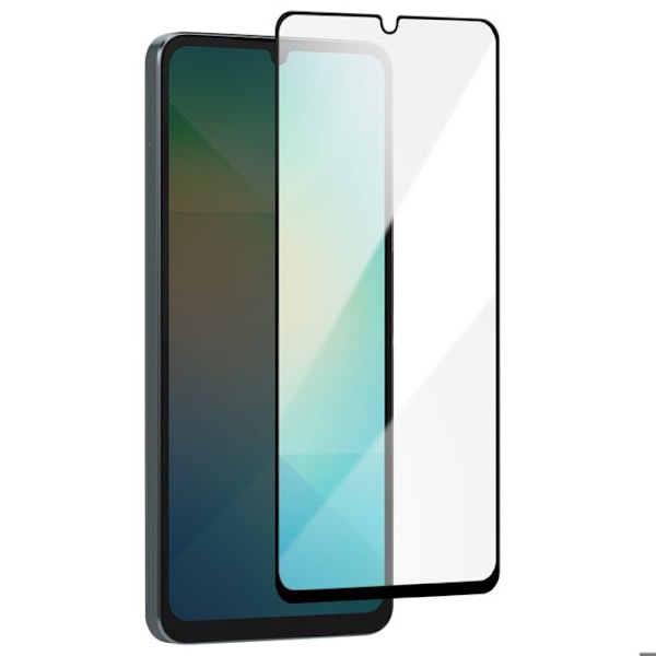 Härdat glas för Samsung Galaxy A06 Hårdhet 9H Full Glue 5D Transparent Transparent