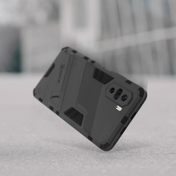 Coque Antichoc - Xiaomi - Kickstand II - Sort - Poco F3 - Mi 11i - Inkluderet støtte Svart