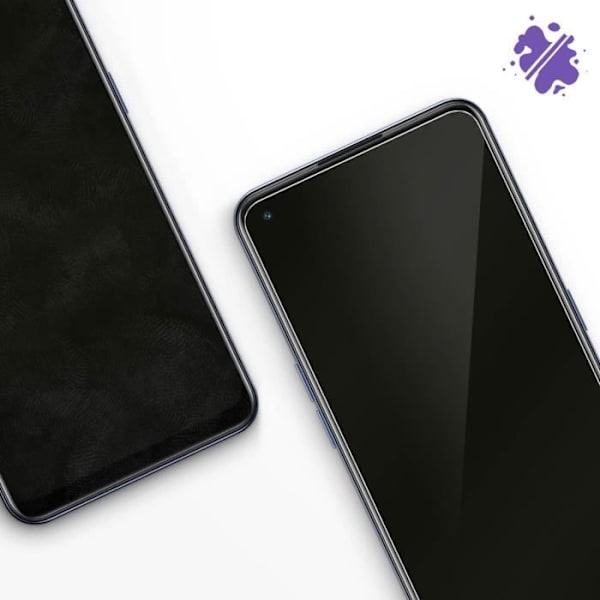 Oppo Find X5 Lite härdat glas 9H hårdhet fasade kanter Anti-fingeravtryck Transparent
