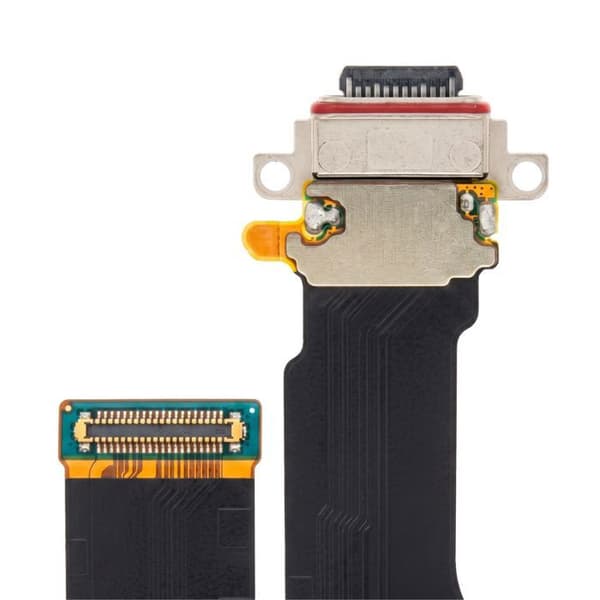 USB-C Opladerstik med Flexkabel til Samsung Galaxy Note 20 Ultra Sort Svart