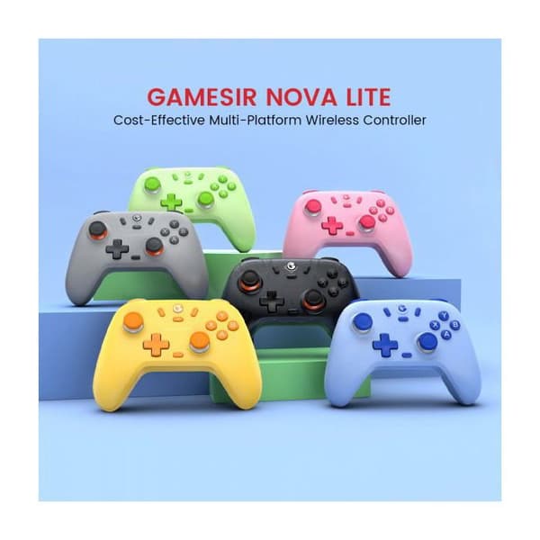 Spelkontroll - GameSir - Nova Lite - Multiplattform - Trådlös - USB-C himmelsblå