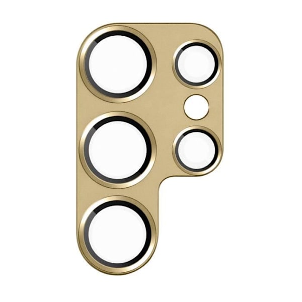 Kameraskydd - ENKAY - Samsung Galaxy S24 Ultra - 9H härdat glas - Reptålig - Guld Gul