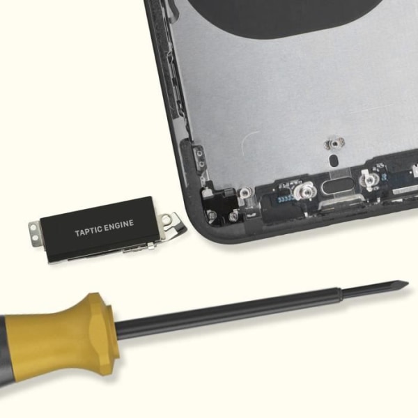 Erstatningsvibrator til Apple iPhone XS Sort Svart