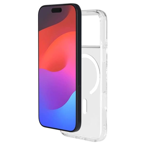 MagSafe-skal - iPhone 17 Pro - Hybrid - Transparent Vit