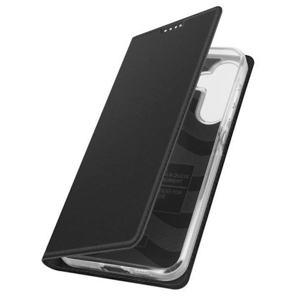Kotelo Samsung Galaxy A55 5G Flip Card Holder -tukivideolle Dux Ducis Black
