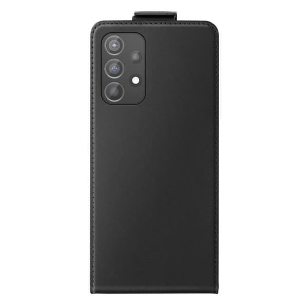 Pystysuora Lompakko Kotelo Galaxy A52 / A52s Korttipaikalla Musta Svart