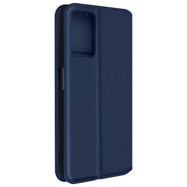 AVIZAR Fodral för Oppo A76, A96 och Realme 9i - Plånboksfodral för videostöd - Midnattsblå Nattblått