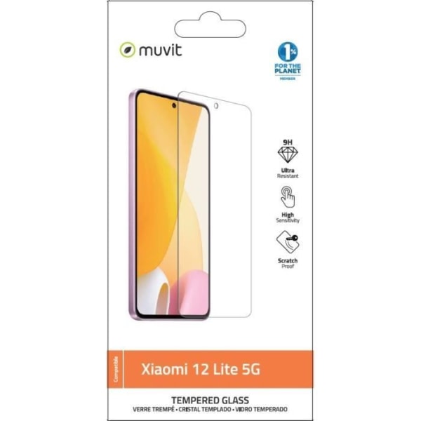 MUVIT VAIHTOON KARKAISTETTU LASI XIAOMI 12 LITE