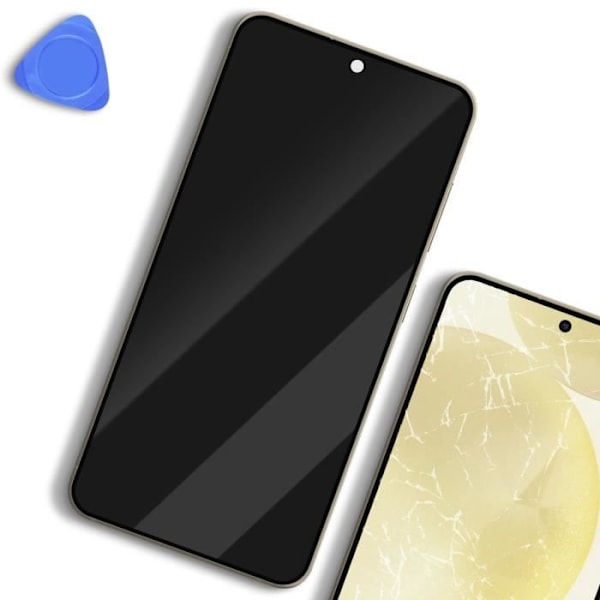 Skærm til Samsung Galaxy S24 LCD + Berøringsglas + Original Samsung Beige Ramme Beige