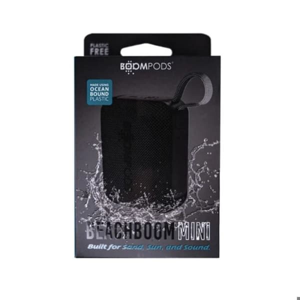 Bluetooth-kaiutin 1200 mAh Vedenpitävä IPX7 Beachboom Mini Boompods Musta Svart