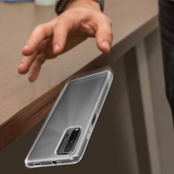 Coque - AVIZAR - Xiaomi Redmi 9T - Silikonmjuk - Ultra-tunn - Transparent vit Vit