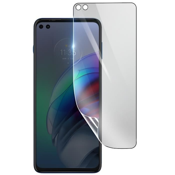 Suojakalvo - 3MK - Motorola Moto G100 - Iskunkestävä Hydrogeeli - Läpinäkyvä - Naarmuuntumaton Transparent