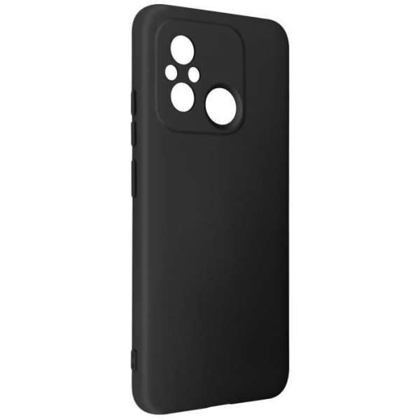 Xiaomi Redmi 12C Case puolijäykkä musta kotelo