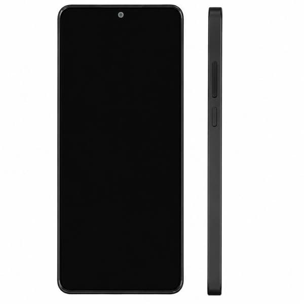 Fullskärm för Redmi Note 13 4G OLED-panel med pekskärm och svart chassi Svart