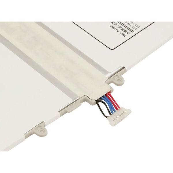 Batteri för Galaxy Tab 4 10.1 SM-T530 Li-Polymer 3.8V 6800mAh 25.8Wh Vit Vit