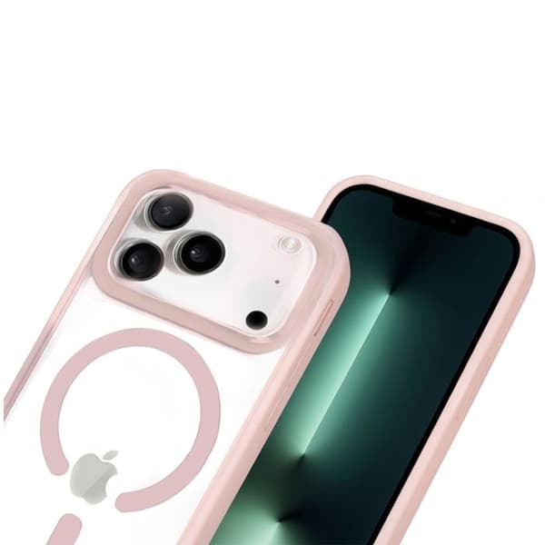 Coque Bumper til iPhone 17 Pro Max Kompatibel med MagSafe med Forstærket Kant Jaym Rose Ros