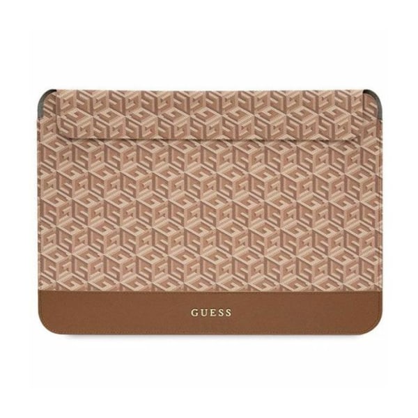 Guess CG Mobile Gcube Stripe Laptop Sleeve 14'' Brun