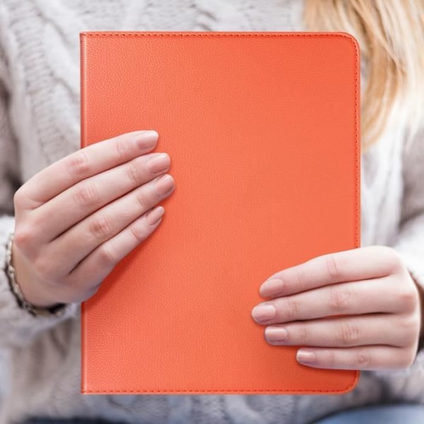 Flipfodral för iPad Pro 13 2024 - AVIZAR - 360 Rotating Folio - Orange - Syntet Orange