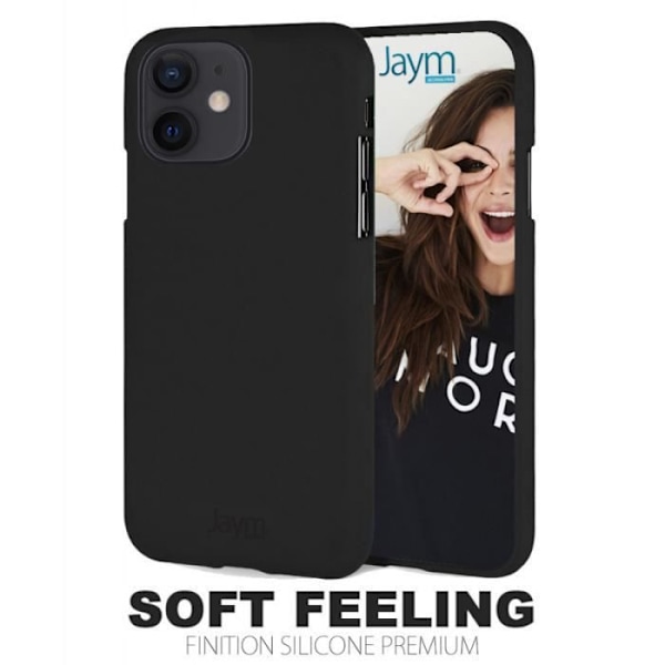 Coque - JAYM - iPhone 12 Pro Max - Fleksibel - Sort - Blød berøring - Slankt design Svart