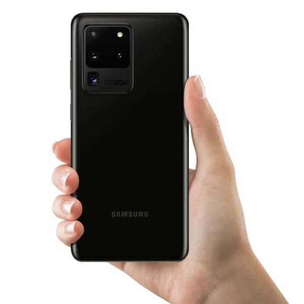 Samsung Galaxy S20 Ultra Batteri Cover Bagudskiftning Sort Sort