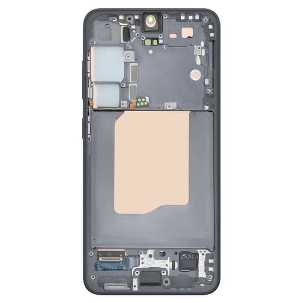 LCD Erstatningsskærm til Galaxy S25 med Sort Relife Chassis Svart