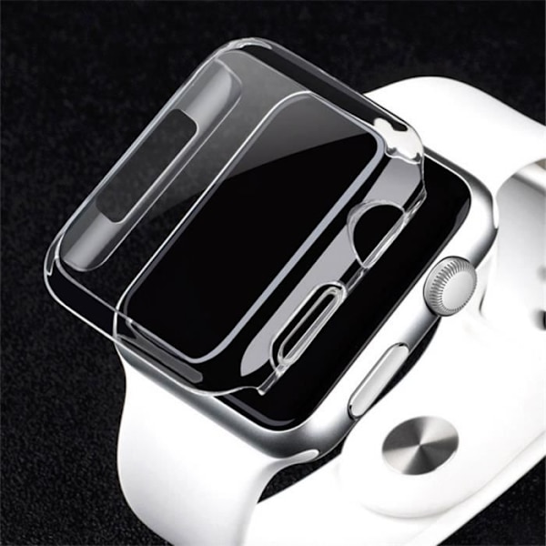 AVIZAR Apple Watch 44 mm skärmskyddsfodral - Transparent anti-repa silikon transparent