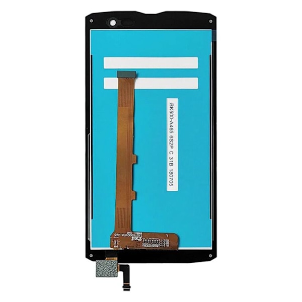 IPS LCD-skärm för Crosscall Action X3 + svart pekglas Svart
