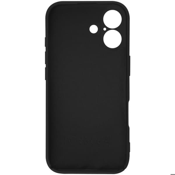 Cover - UNDERRETTE - iPhone 17 - Soft-Touch - Semi-stiv silicone - Sort Svart