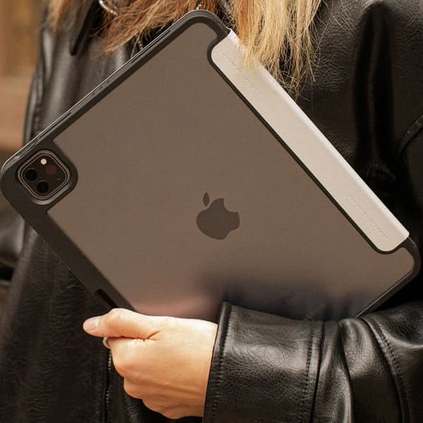 Fodral med klaff - NATIVE UNION - Active Folio - iPad Pro 12.9 / Air 13 - Grå - 4-i-1 Grå