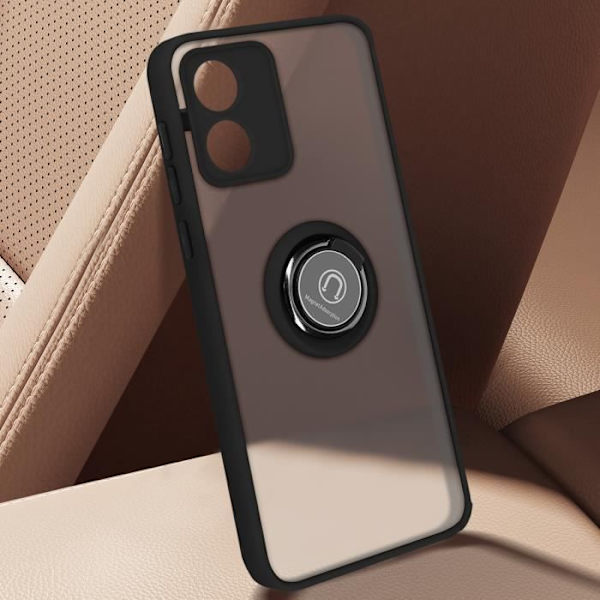 Iskunkestävä kotelo Motorola Moto E13:lle - AVIZAR - Ring Video Support Musta Svart
