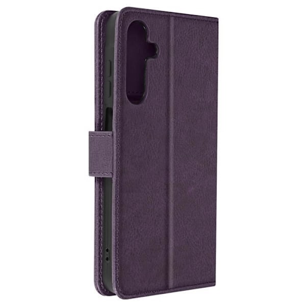 Etui til Samsung Galaxy A25 - AVIZAR - Pung og videounderstøttelse - Lilla - Halvstivt - Flap Lila
