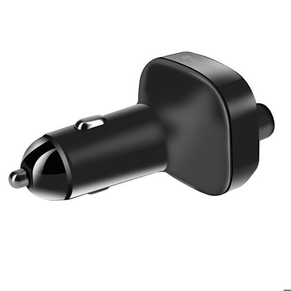 FM transmitter Bluetooth 5.3 Hurtigopladning 15.5W RGB og MP3 afspilning Swissten Sort