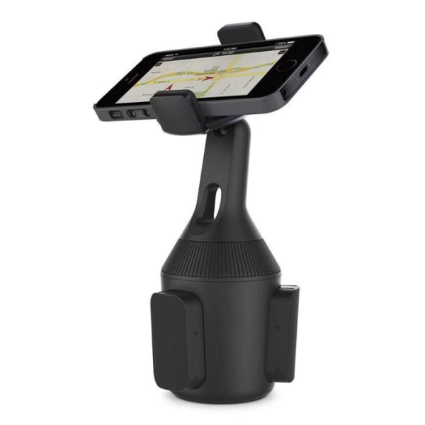 Belkin 360° och 90° roterbar expanderbar smartphone mugghållare Bilhållare