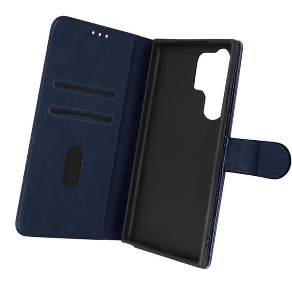 Etui til Samsung Galaxy S23 Ultra Wallet og videoholder blå blå