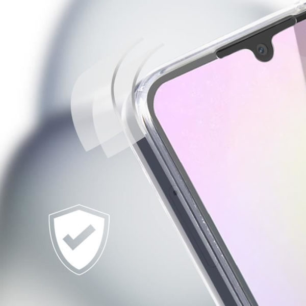 AVIZAR Helfodral till Samsung Galaxy A25 5G - 360° skydd mot fall och repor Transparent
