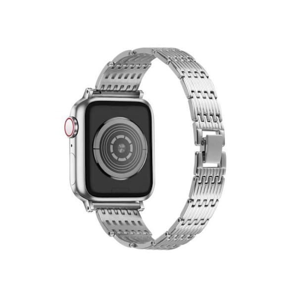 Armband till Apple Watch - EKO - Rhinestone - Rostfritt stål - Grå Grå