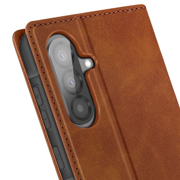Etui för Samsung Galaxy A56 Plånbok Stöd för Video Brun kastanj
