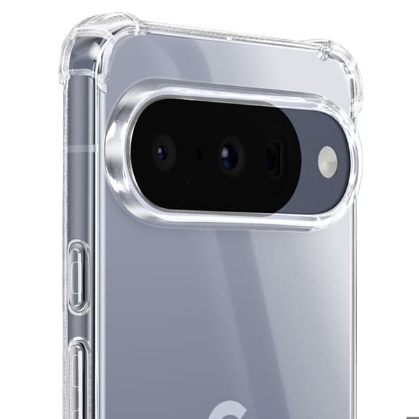 Skal - MAYAXESS - Google Pixel 10 / 10 Pro - Silikon - Transparent - Stötdämpande Vit
