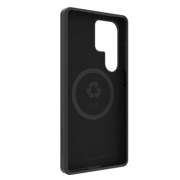 Coque - DBRAMANTE1928 - Galaxy S25 Ultra - Återvunnen Plast - MagSafe Magnet - Svart Svart