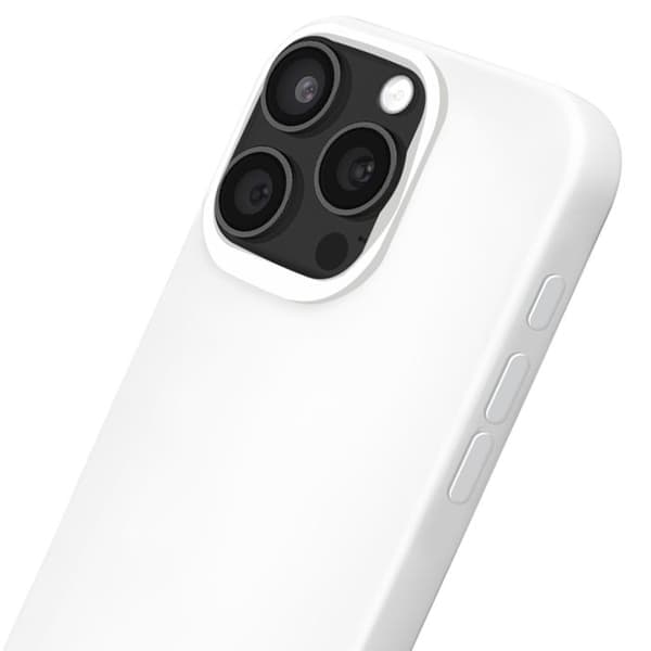 Skyddsfodral för iPhone 15 Pro Max SolidX Stötsäker Trådlös Laddning Kompatibel Rhinoshield Vit Vit
