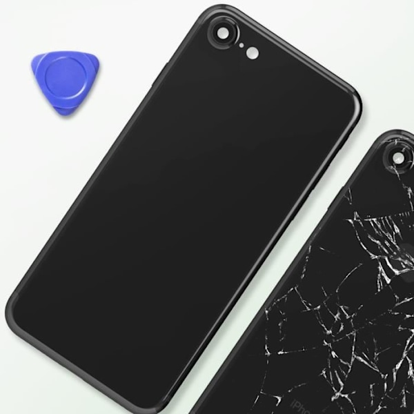 Chassis iPhone 7 - AVIZAR - Erstatning Sort - Reparation Skaller - Vægt: 0 g Svart
