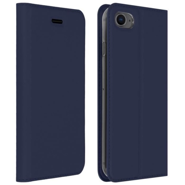 Apple iPhone SE 2020 Folio Case -korttikotelon videotuki Dux Ducis Midnight Blue Blue