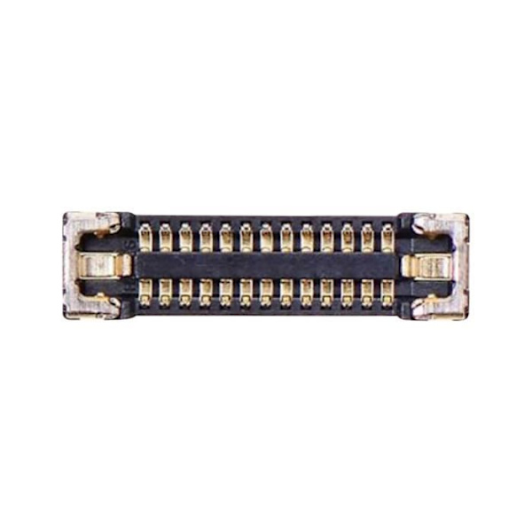 FPC Connector Bakre kamera för iPhone X Svart Svart