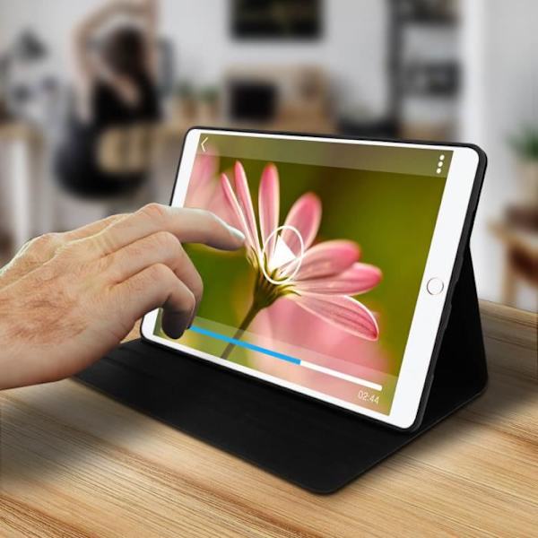 Housse iPad Air 2019 og Pro 10.5 - AVIZAR - Folio Rose Gold - Syntetisk læder - Videostøtte - Fuld beskyttelse Rose guld