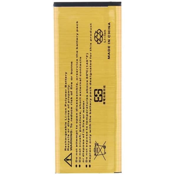 Batteri - AVIZAR - Samsung Galaxy Note 4 - 4200 mAh - Guld - Litium-ion gyllene