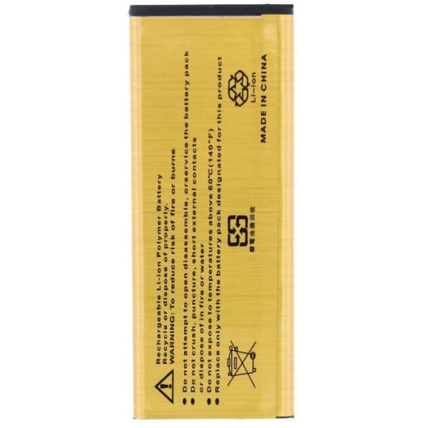 Korkean kapasiteetin 4200 mAh akku Samsung Galaxy Note 4:lle - kulta gyllene