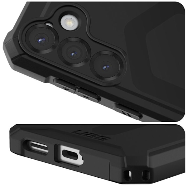 Samsung S25 Plus Mehiläispesä Läpinäkyvä Essential Armor UAG Musta Svart