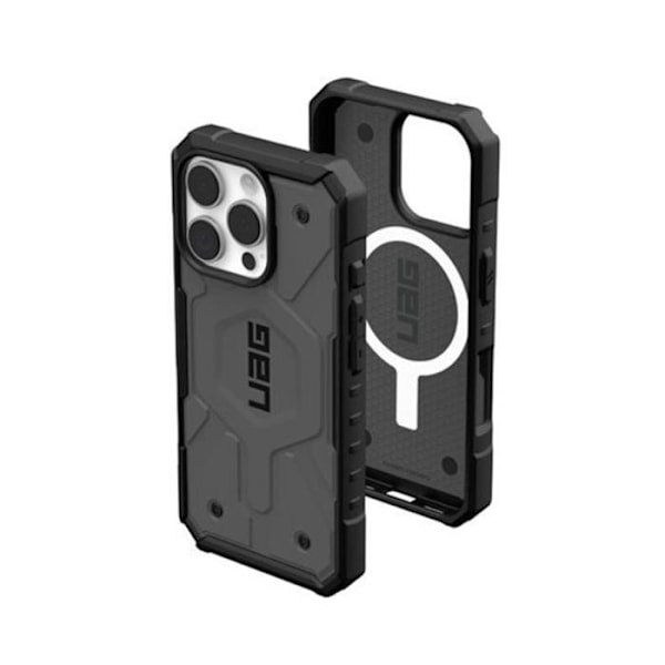 Coque - UAG - Pathfinder - iPhone 16 Pro - Antimikrobiel - Mørkegrå - Skridsikker Svart